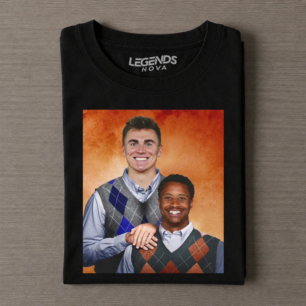 Bo Nix & Courtland Sutton Step Brothers Poster T-shirt