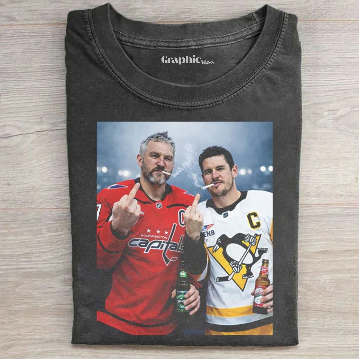 Alexander Ovechkin & Sidney Crosby Century Frame・Hockey Rivals Together T-shirt
