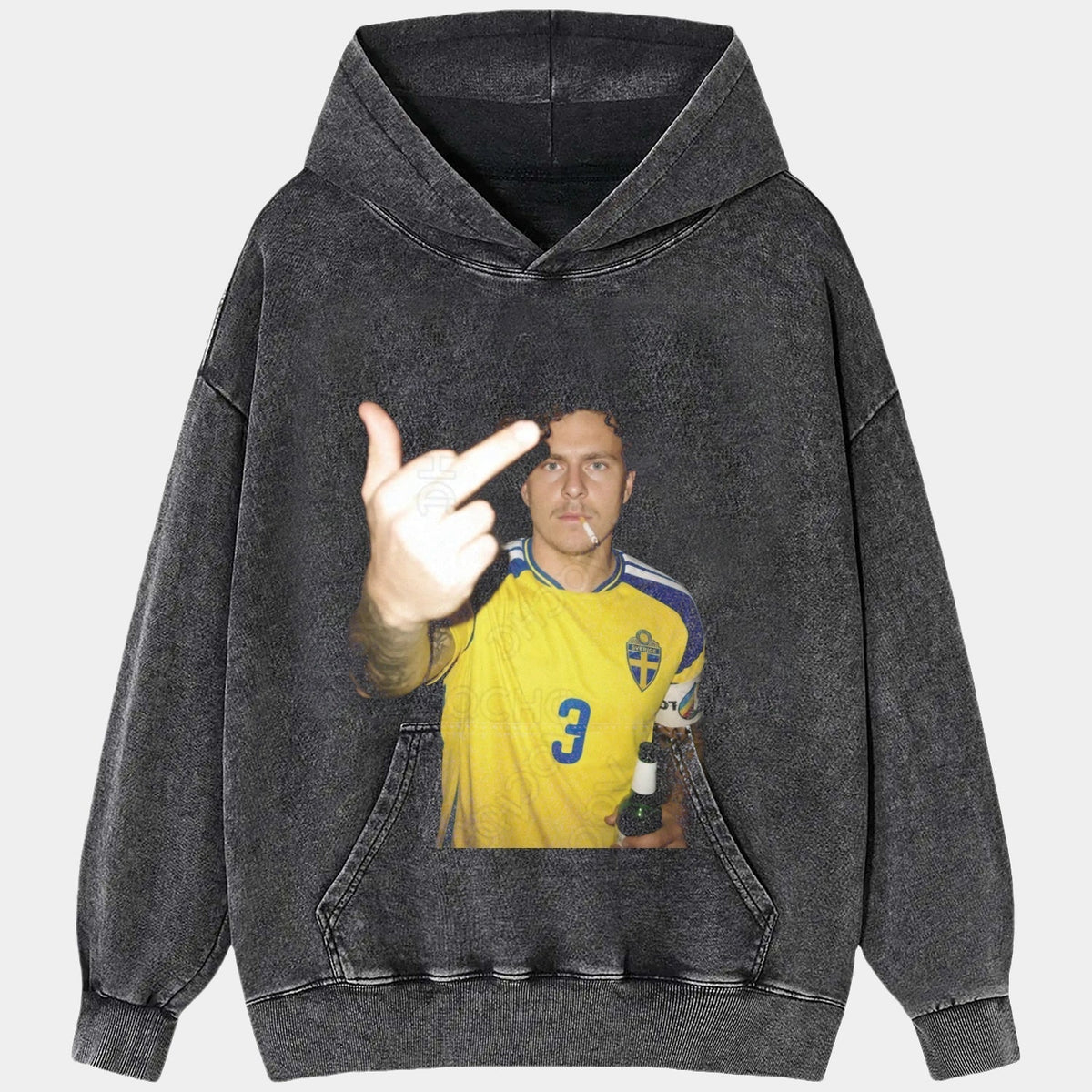 Sweden Football Style Tee 3