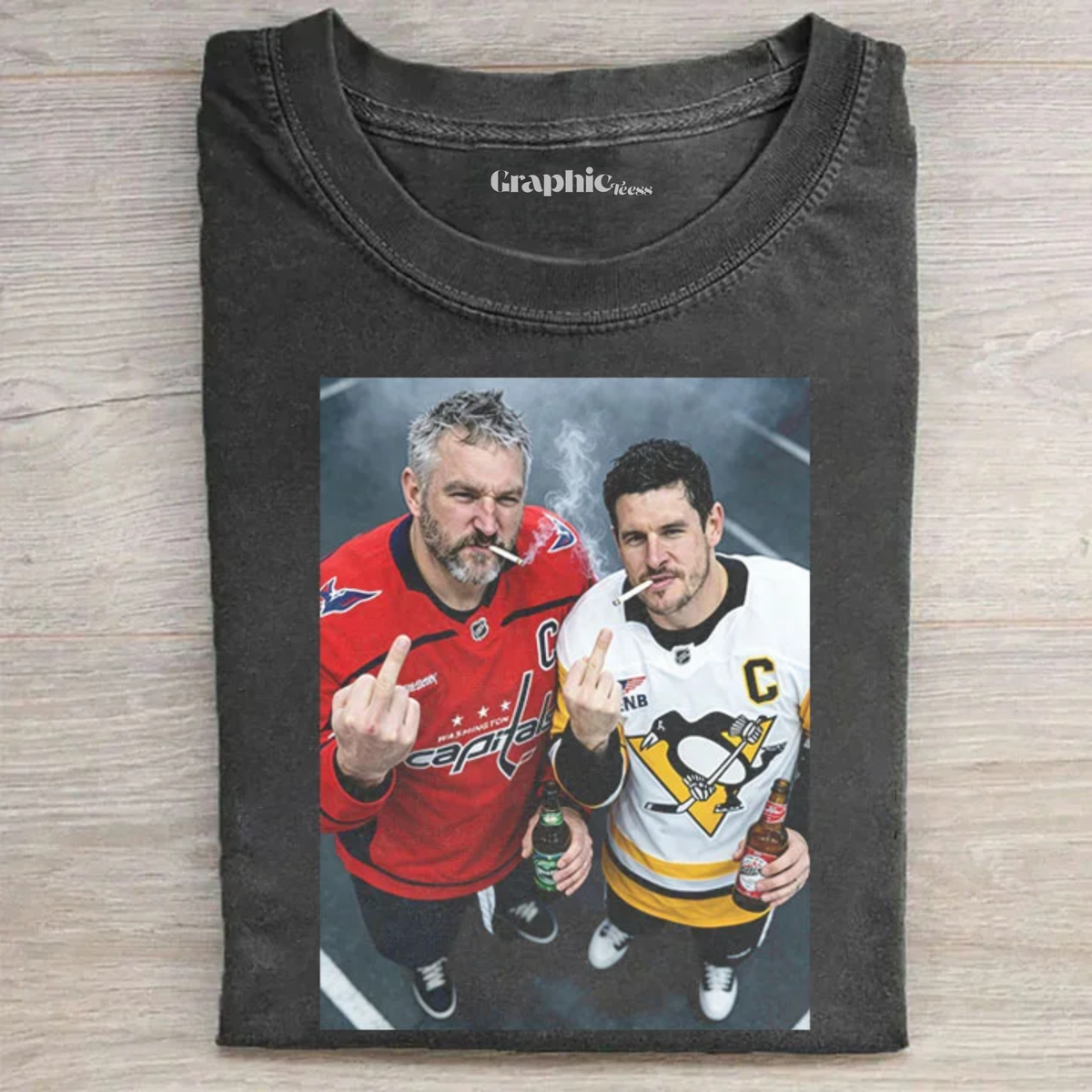 Alexander Ovechkin & Sidney Crosby Century Frame・Hockey Rivals Together T-shirt