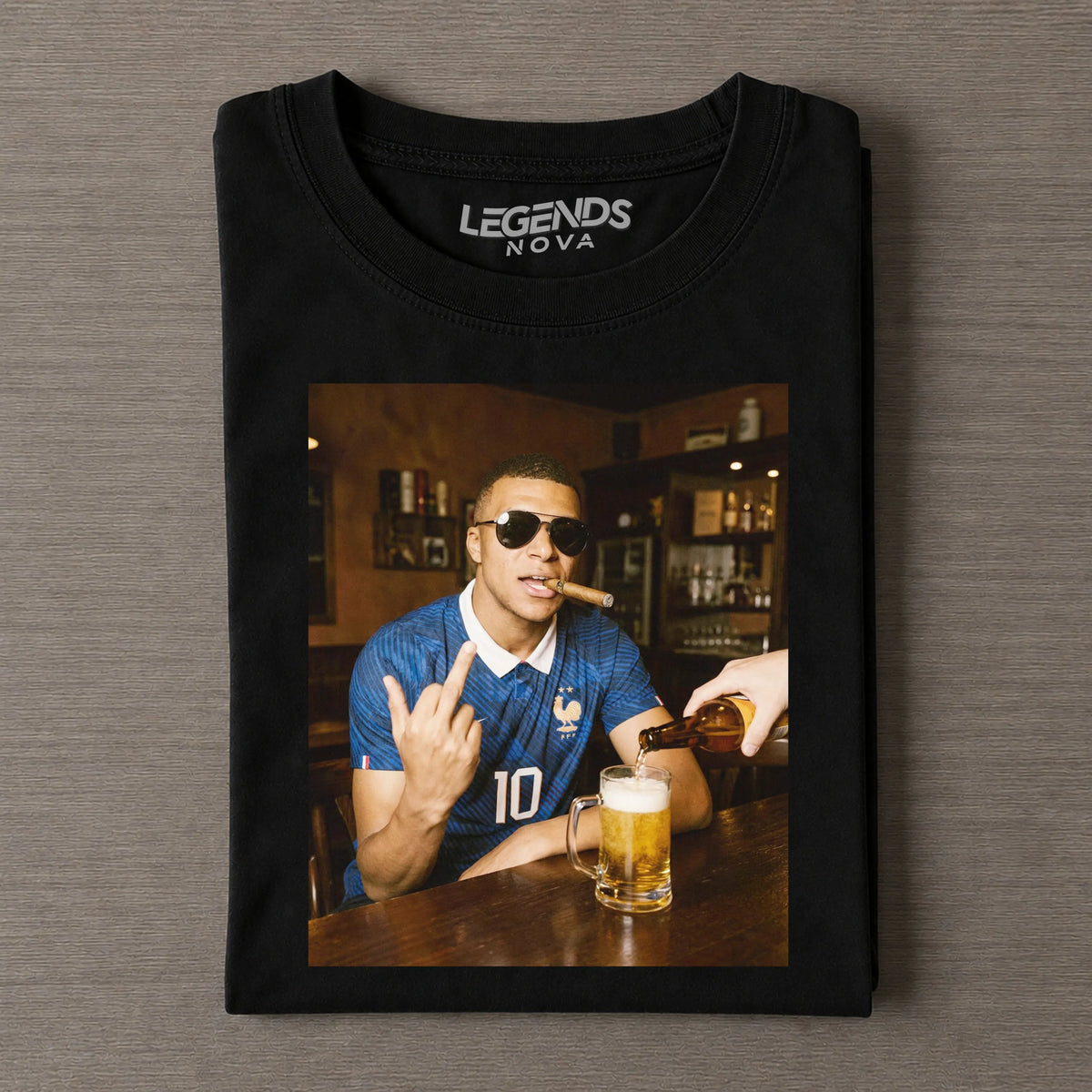 Kylian Mbappé France Funny Vintage Tee