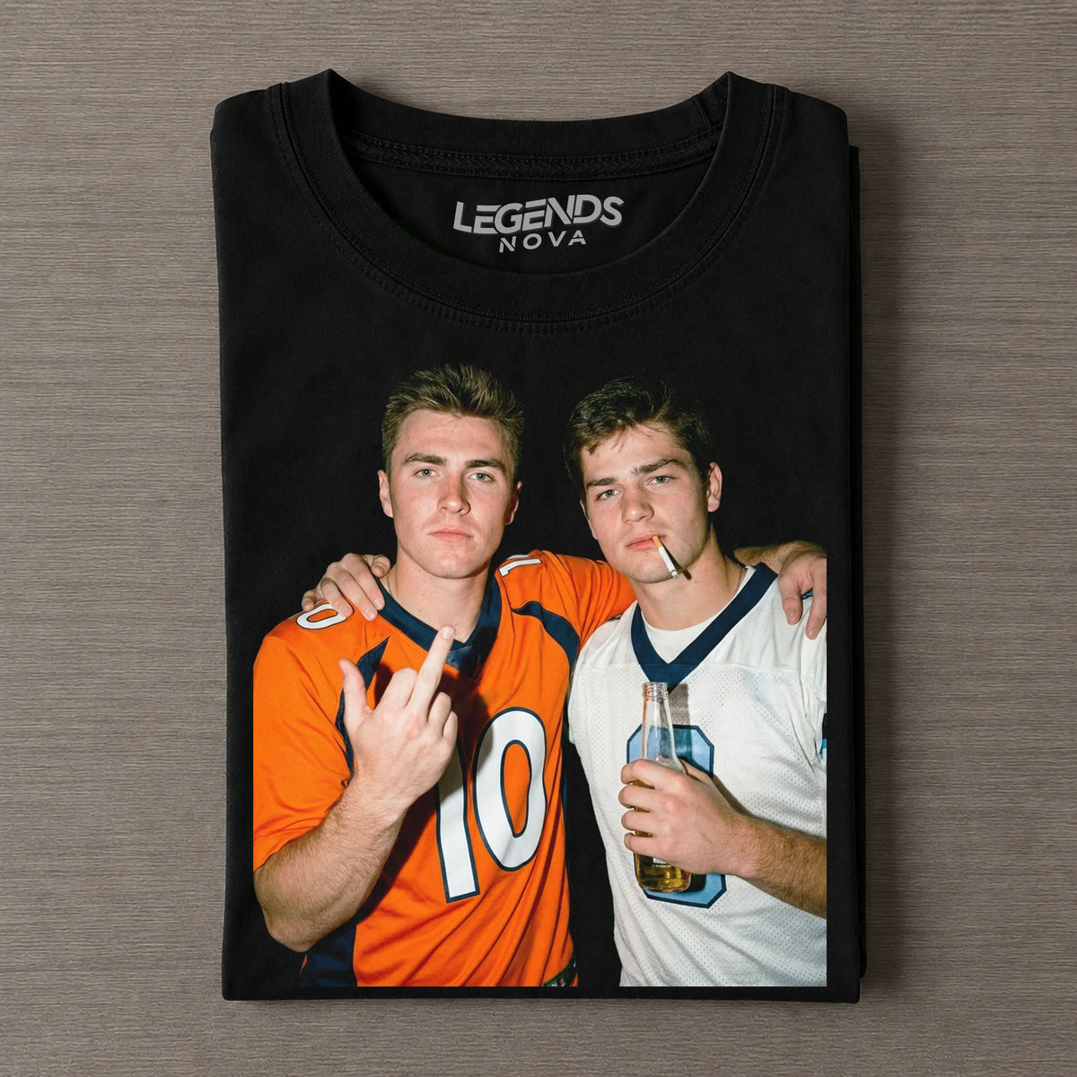 Bo Nix & Drake Maye Football T-shirt