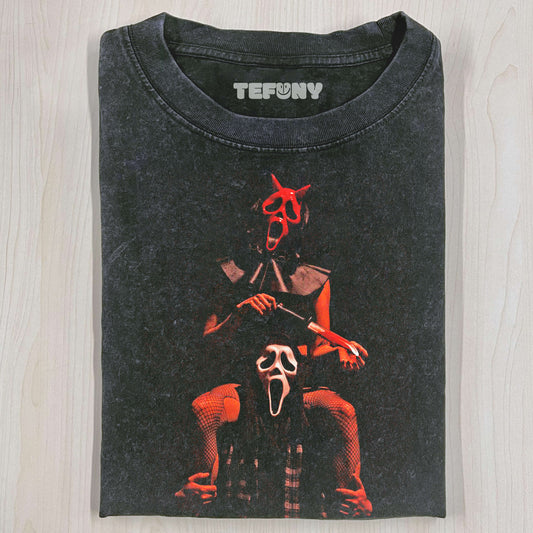 GHOSTFACE COUPLE T-SHIRT