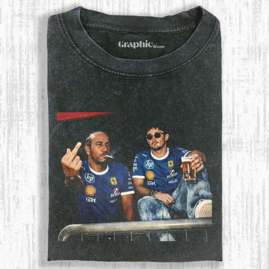 F1 Lewis Hamilton & Charles Leclerc T-shirt