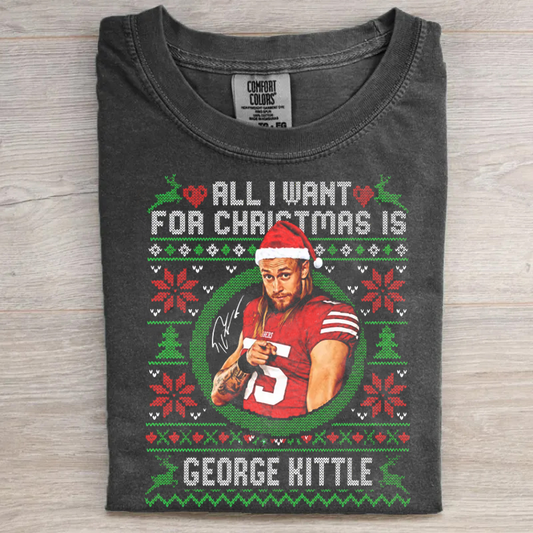 GK San Francisco Christmas Football Graphic T-shirt