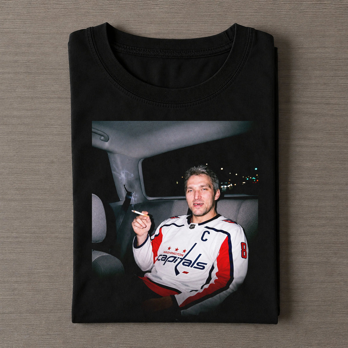 Ovi Night Ride Vintage Graphic Tee