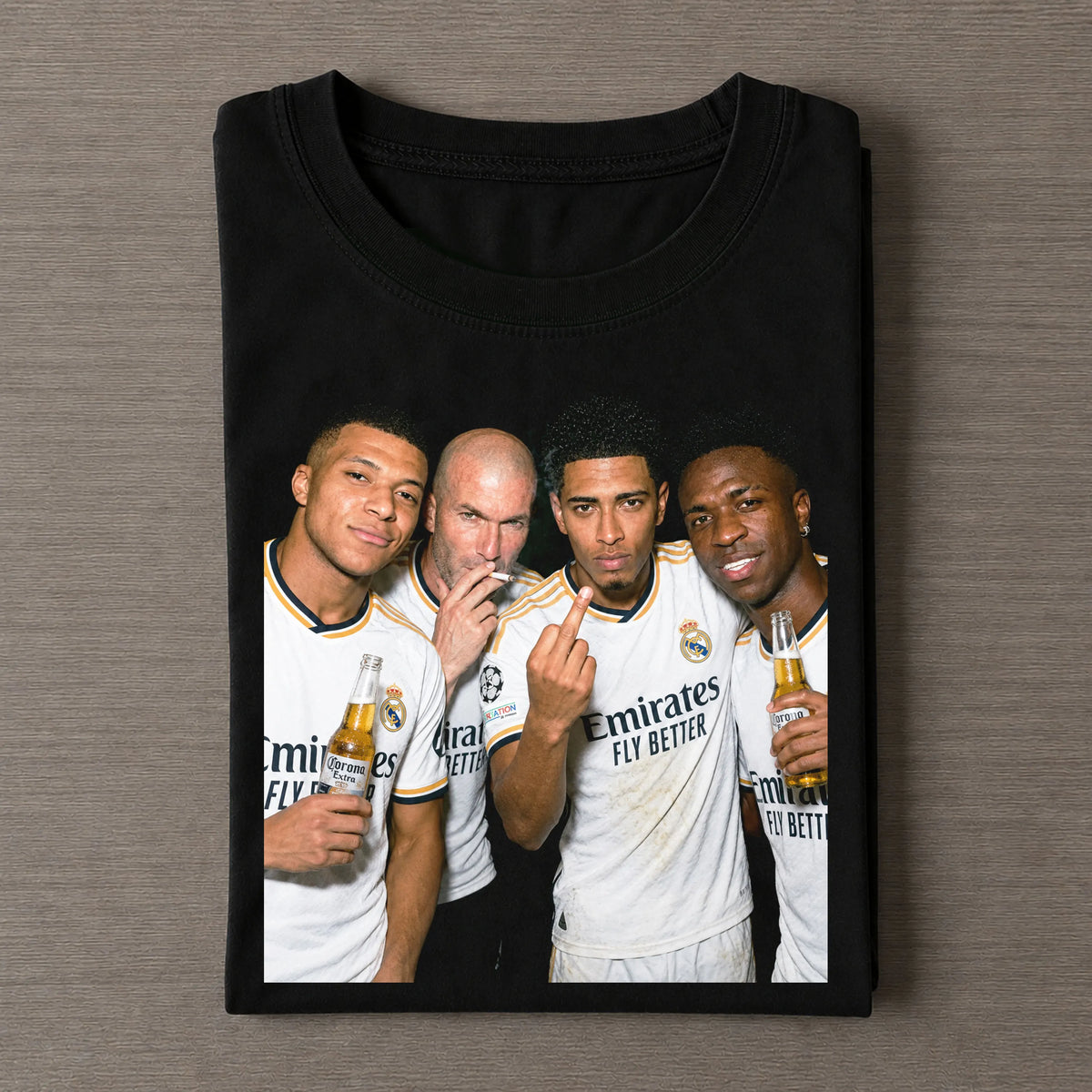 KM & JB & VJ & ZZ RM Soccer T-shirt