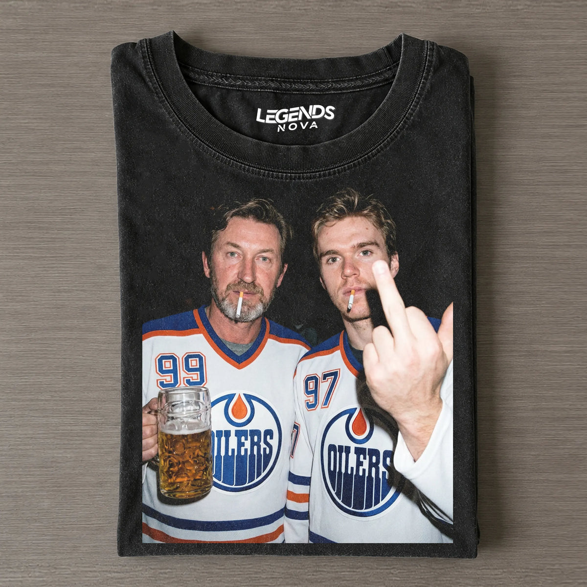 WG99 & CM97 Oilers Hockey Tee