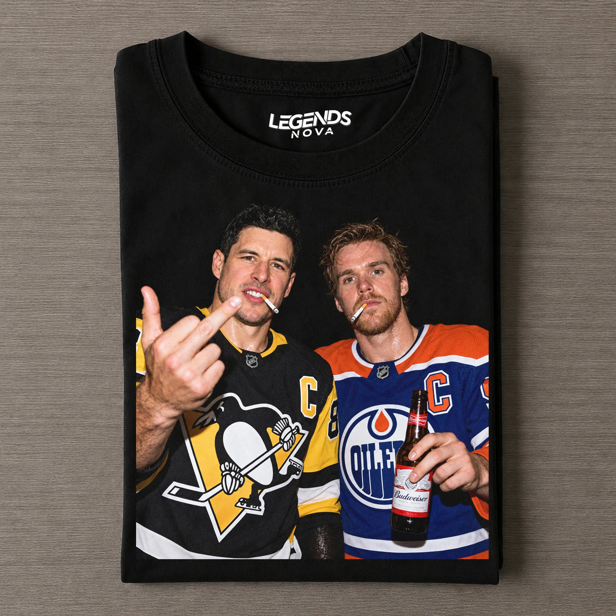 Sidney Crosby & Connor McDavid Hockey Tee