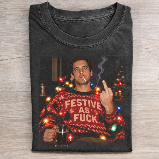 Funny Christmas AR Football Tee