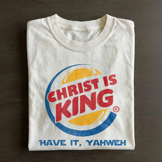 Christ Is King Christian Washed T-Shirt