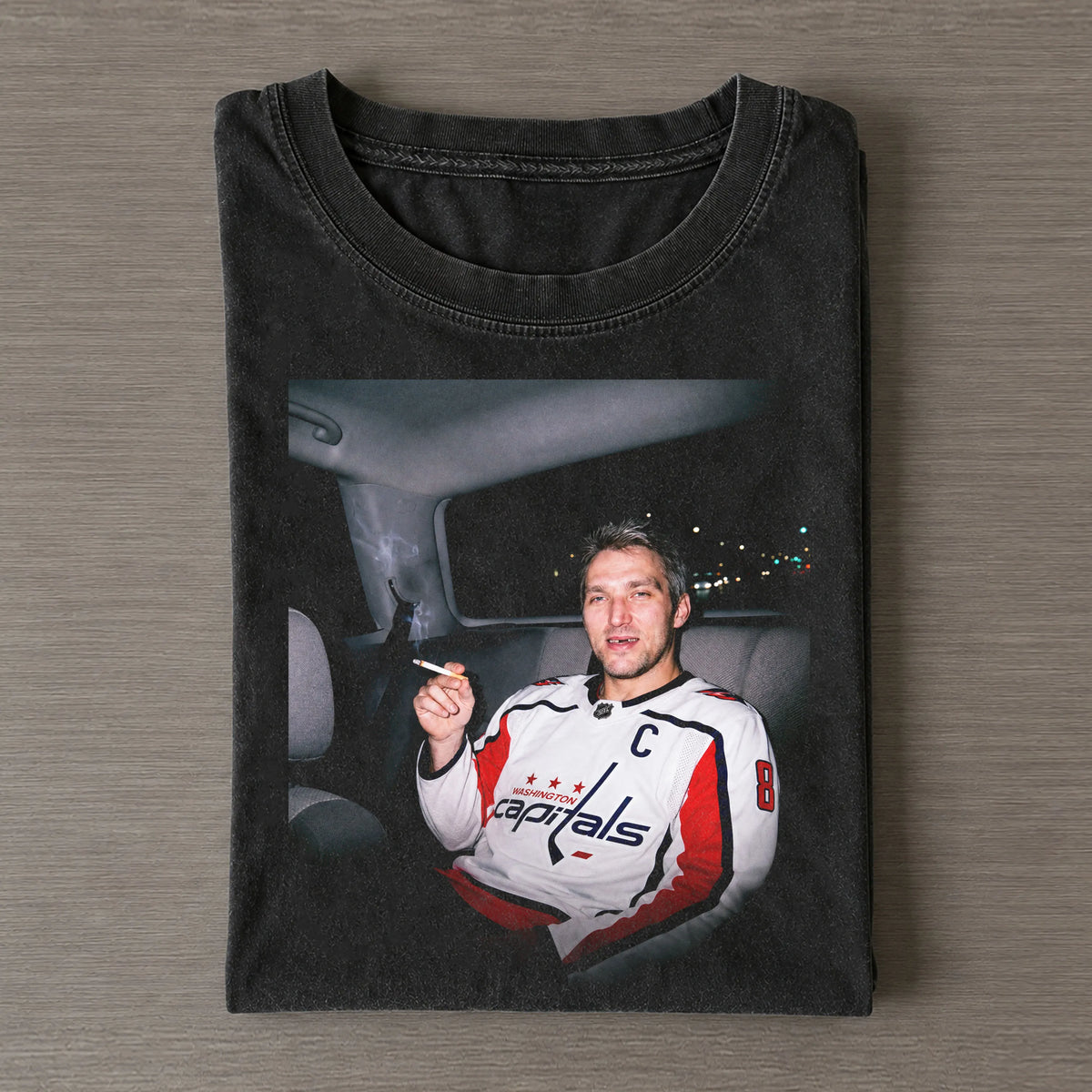 Ovi Night Ride Vintage Graphic Tee