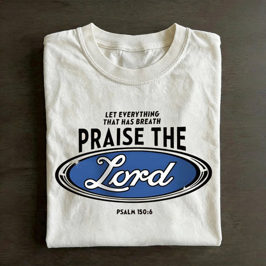Praise The Lord Christian Washed T-Shirt