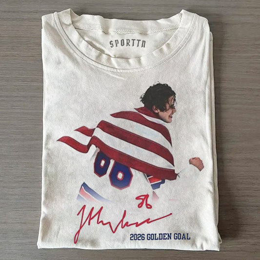 Jack Hughes Champion USA Tee