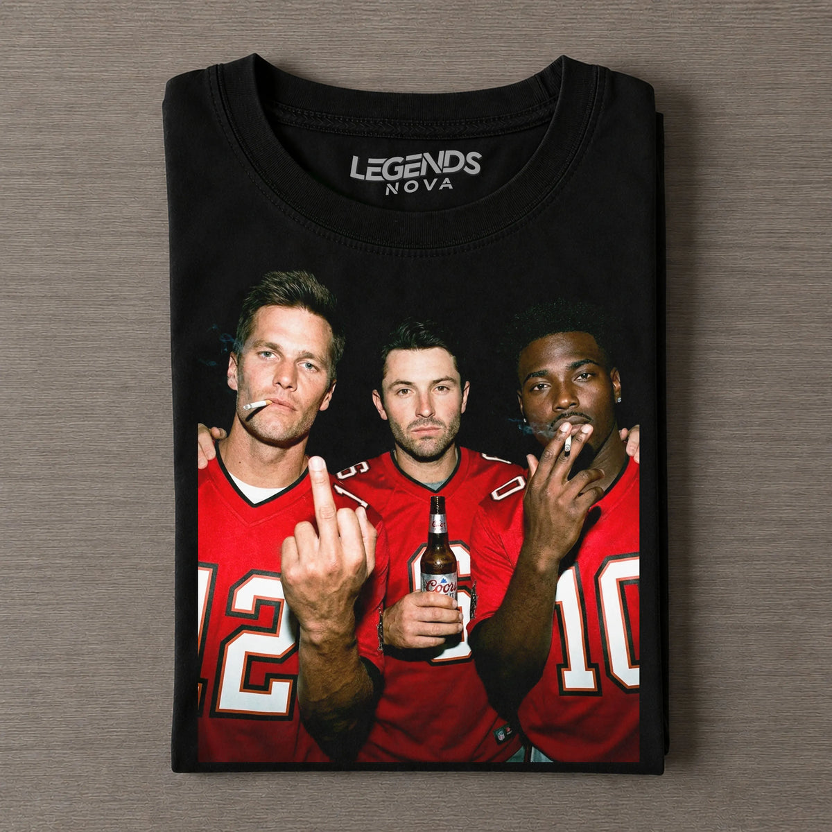 JD10 & TB12 & BM6 Buccaneers Football T-shirt