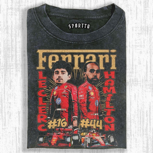 CHARLES LECLERC & LEWIS HAMILTON TEE