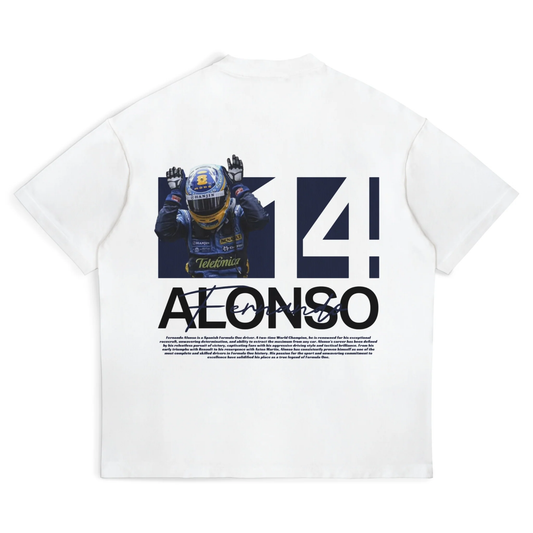 Fernando Alonso Pose Tee/Hoodie